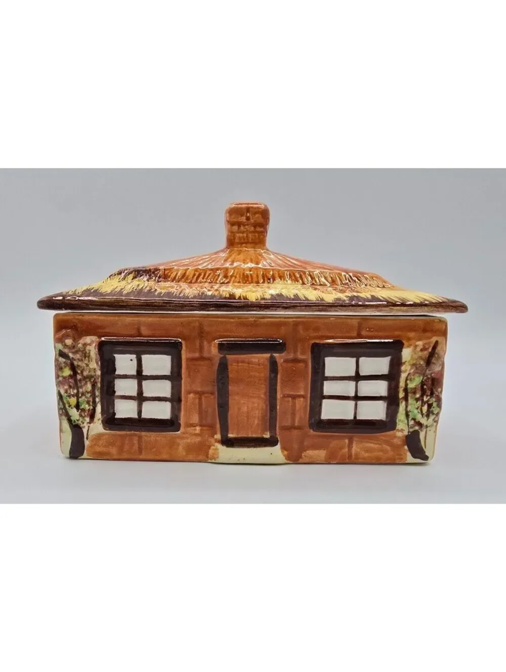 Vintage Price Kensington Cottage Ware Butter Dish Ye Olde Cottage England